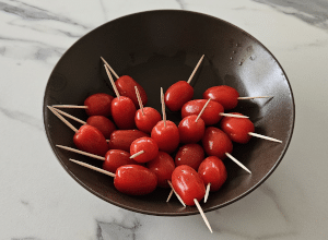 Tomates caramélisées au Sésame - étape 2