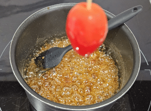 Tomates caramélisées au Sésame - étape 4