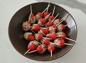 Tomates caramélisées au Sésame - étape 6
