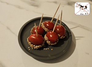 Tomates caramélisées au Sésame