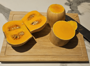 Velouté de Butternut et Carottes - étape 1
