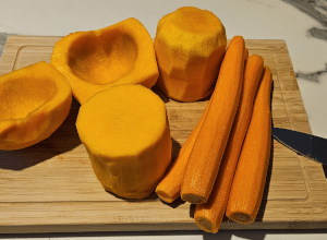 Velouté de Butternut et Carottes - étape 3