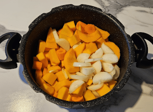 Velouté de Butternut et Carottes - étape 5