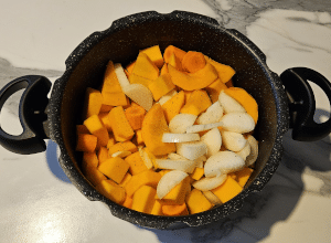 Velouté de Butternut et Carottes - étape 6