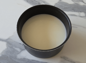 Panna cotta au Sirop de fraise étape 2