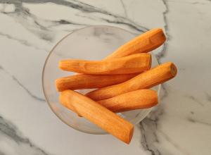 Nid de Carottes à l' Œuf - étape 1