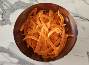 Nid de Carottes à l' Œuf - étape 2