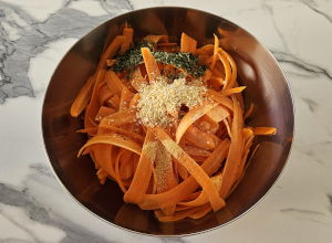 Nid de Carottes à l' Œuf - étape 3