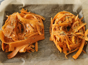 Nid de Carottes à l' Œuf - étape 6