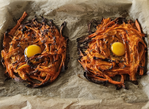 Nid de Carottes à l' Œuf - étape 8