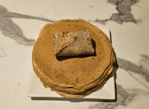 Crêpes aux Lardons et Chèvre - étape 6