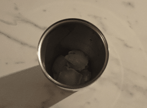 Piña colada sans alcool - étape 1