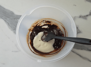 Flan renversé au Chocolat - étape 3