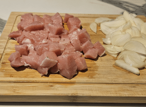 Porc au Curry-Coco - étape 2