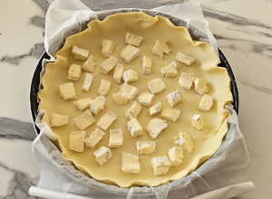 Quiche au Coulommiers - étape 6