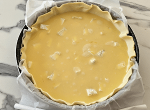 Quiche au Coulommiers - étape 7