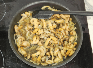 Omelette aux Champignons - étape 2