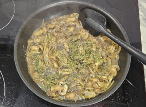 Omelette aux Champignons - étape 3