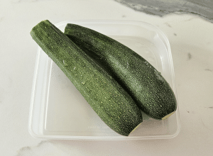 Courgettes marinées au Citron - étape 1