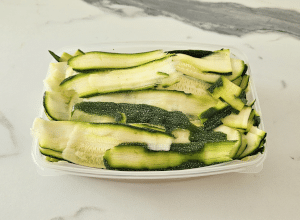 Courgettes marinées au Citron - étape 2