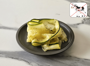 Courgettes marinées au Citron