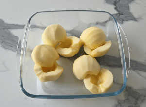 Pommes four Fruits-rouges - étape 2