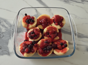 Pommes four Fruits-rouges - étape 3