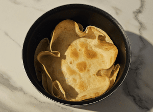 Tortilla bol au Cheddar - étape 4