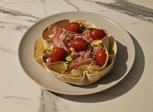 Tortilla bol au Cheddar - étape 5
