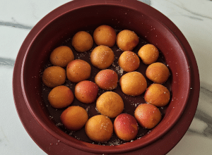 Gâteau renversé aux Abricots - étape 2