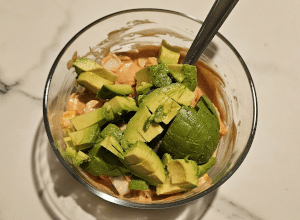 Salade Avocat et Crabe - étape 4