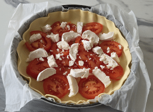 Quiche Tomate et Chèvre - étape 3