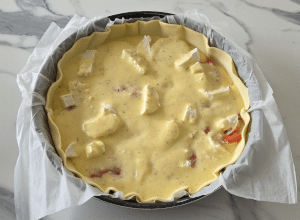 Quiche Tomate et Chèvre - étape 7