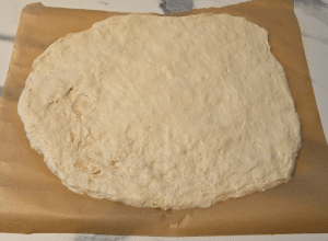 Piadine au Jambon, Fromage et Champignon - étape 1