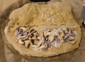 Piadine au Jambon, Fromage et Champignon - étape 7