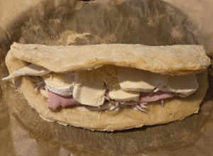Piadine au Jambon, Fromage et Champignon - étape 9