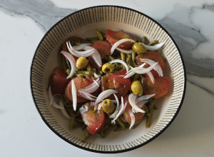Salade de Haricots-verts et Anchois - étape 4