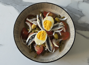 Salade de Haricots-verts et Anchois - étape 5
