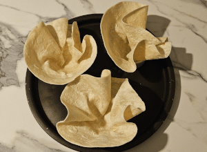 Tortilla bol aux Crudités - étape 2