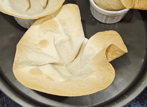 Tortilla bol aux Crudités - étape 3