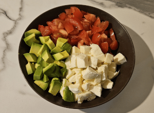 Tortilla bol aux Crudités- étape 4