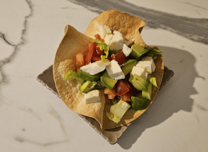 Tortilla bol aux Crudités - étape 7