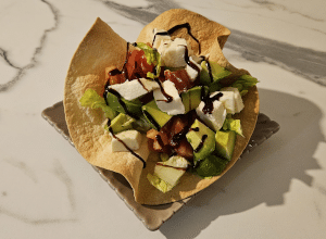 Tortilla bol aux Crudités - étape 8