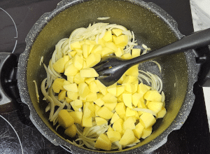Pomme de terre à la Barigoule - étape 3