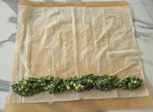 Spanakopita - étape 4