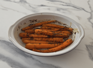 Carottes rôties Miel - Thym - étape 6