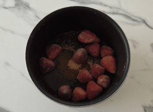 Mochi coeur coulant Fraise - étape 1
