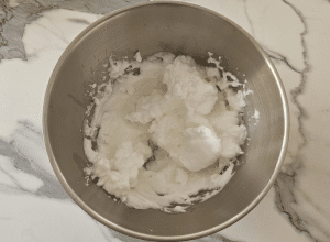 Mousse à la Fleur d'oranger - étape 7
