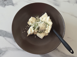 Poivrons farcis au Fromage frais - étape 6