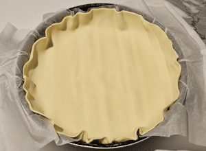 Tarte au Poireau et Raclette - étape 1